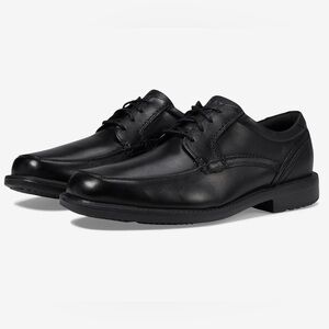 ROCKPORT Style Leader 2 Apron Toe mens size 12 W NWT Men’s Black Dress Shoes